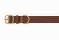 Load image into Gallery viewer, Heritage London Leather Set —Collar + Personalised Leash + Tag
